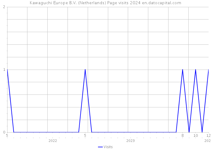 Kawaguchi Europe B.V. (Netherlands) Page visits 2024 