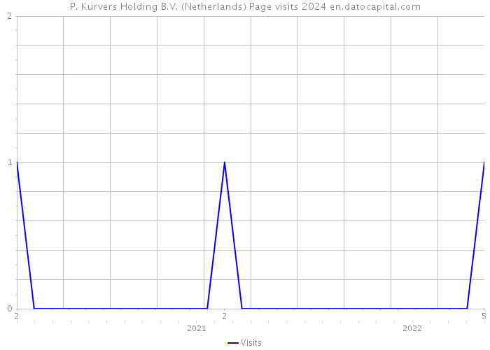 P. Kurvers Holding B.V. (Netherlands) Page visits 2024 