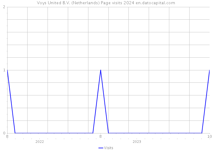 Voys United B.V. (Netherlands) Page visits 2024 