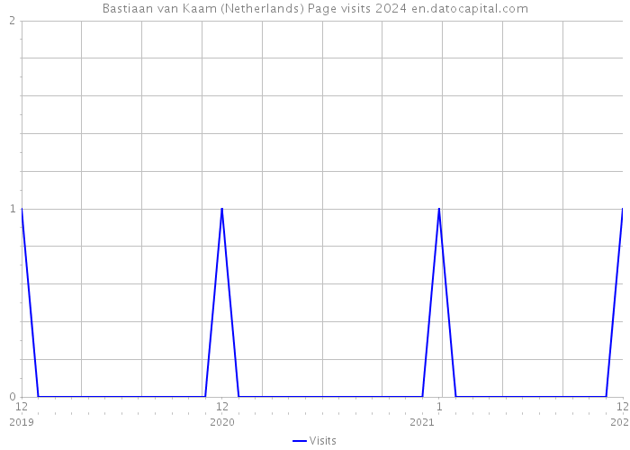 Bastiaan van Kaam (Netherlands) Page visits 2024 