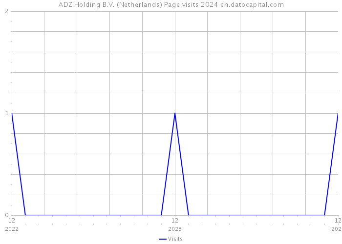 ADZ Holding B.V. (Netherlands) Page visits 2024 