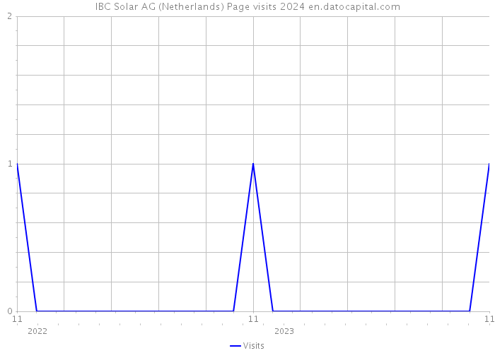 IBC Solar AG (Netherlands) Page visits 2024 