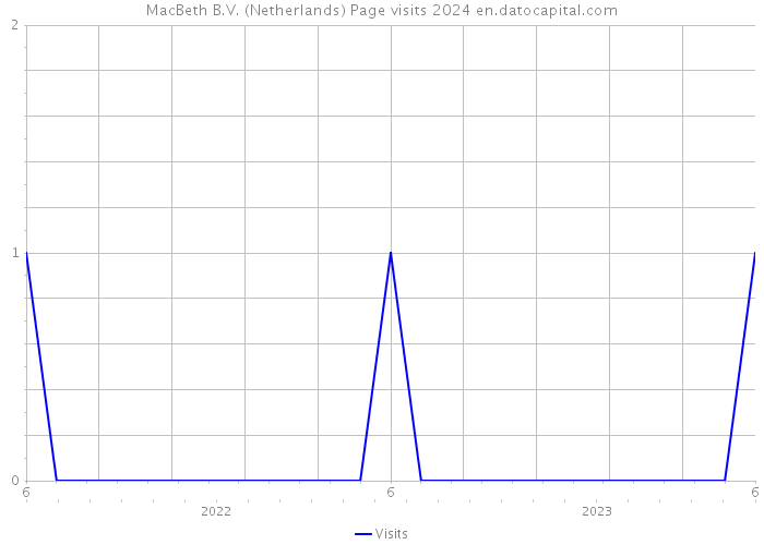 MacBeth B.V. (Netherlands) Page visits 2024 