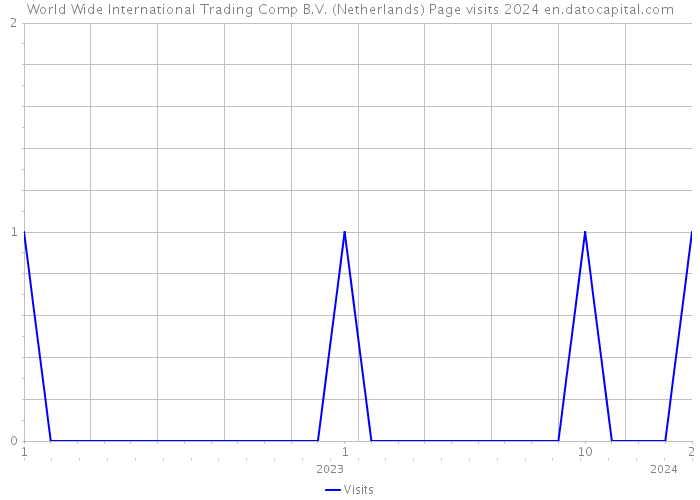 World Wide International Trading Comp B.V. (Netherlands) Page visits 2024 