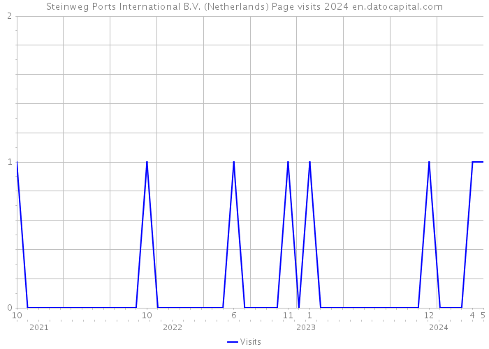 Steinweg Ports International B.V. (Netherlands) Page visits 2024 