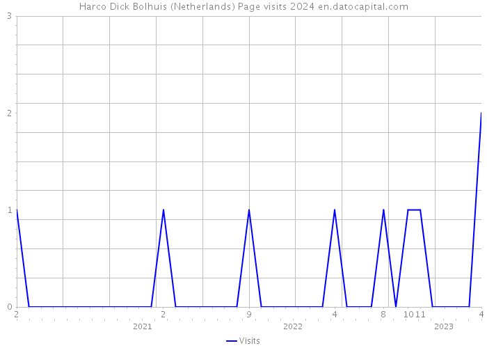 Harco Dick Bolhuis (Netherlands) Page visits 2024 