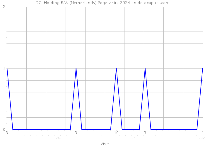 DCI Holding B.V. (Netherlands) Page visits 2024 