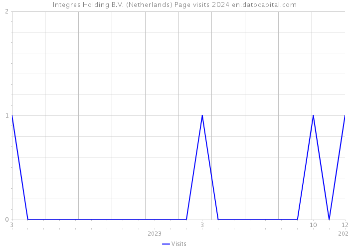 Integres Holding B.V. (Netherlands) Page visits 2024 