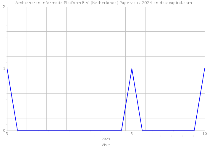 Ambtenaren Informatie Platform B.V. (Netherlands) Page visits 2024 