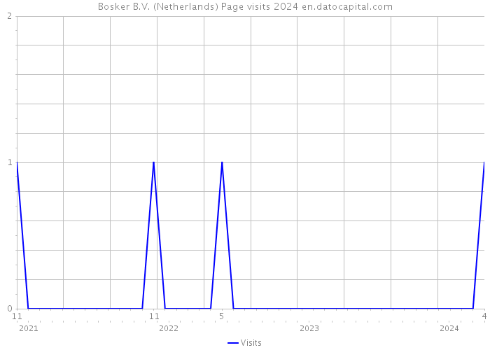 Bosker B.V. (Netherlands) Page visits 2024 