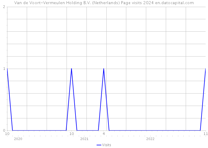Van de Voort-Vermeulen Holding B.V. (Netherlands) Page visits 2024 