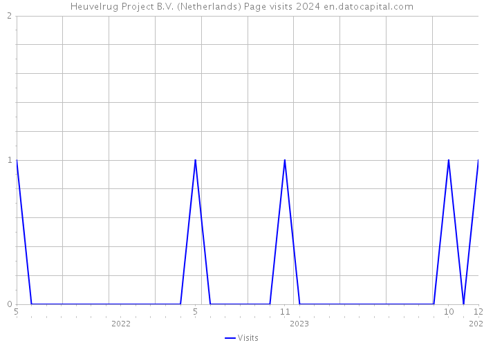 Heuvelrug Project B.V. (Netherlands) Page visits 2024 
