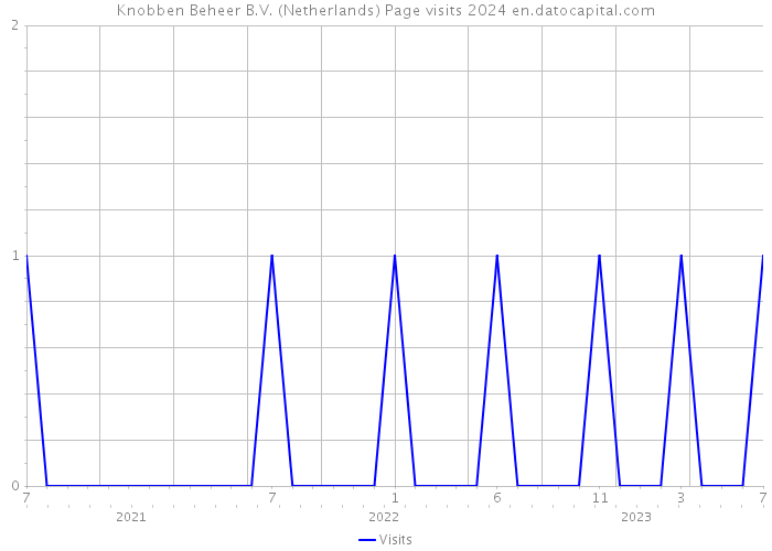 Knobben Beheer B.V. (Netherlands) Page visits 2024 