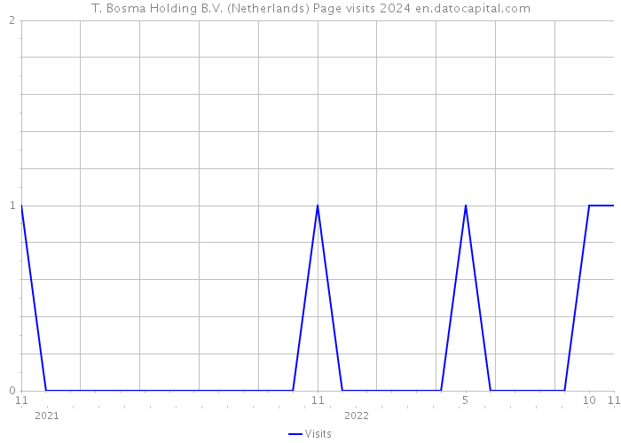 T. Bosma Holding B.V. (Netherlands) Page visits 2024 