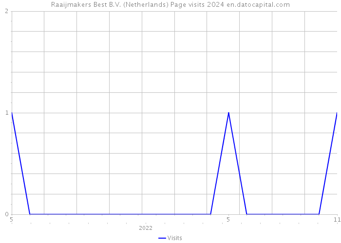 Raaijmakers Best B.V. (Netherlands) Page visits 2024 