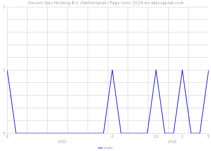 Vincent Sars Holding B.V. (Netherlands) Page visits 2024 