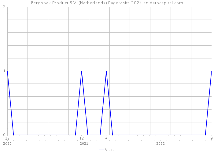 Bergboek Product B.V. (Netherlands) Page visits 2024 