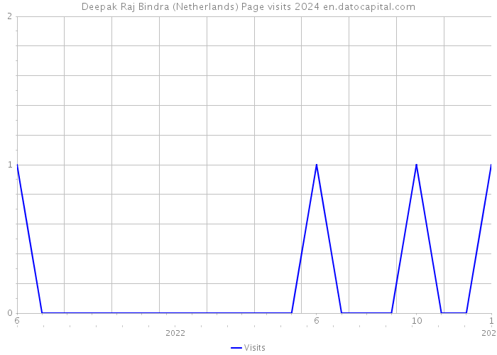 Deepak Raj Bindra (Netherlands) Page visits 2024 
