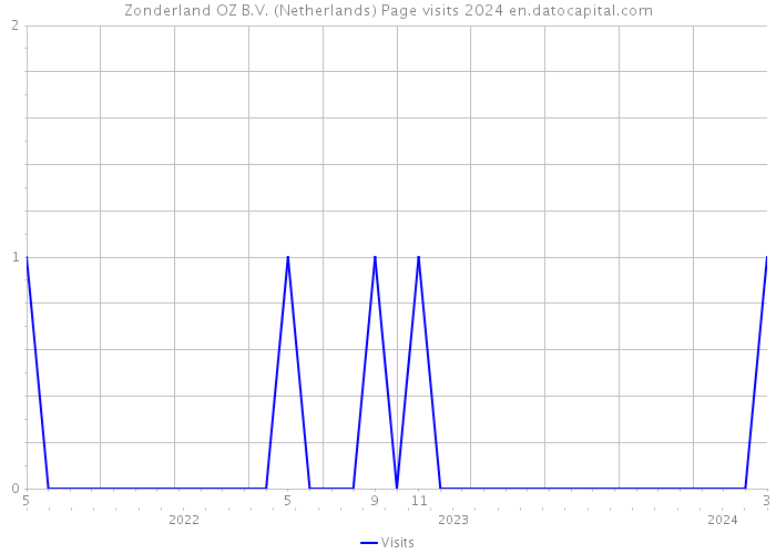 Zonderland OZ B.V. (Netherlands) Page visits 2024 