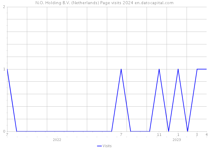 N.O. Holding B.V. (Netherlands) Page visits 2024 