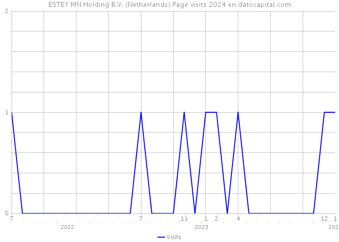 ESTEY MN Holding B.V. (Netherlands) Page visits 2024 