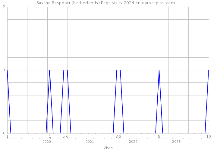 Sascha Raspoort (Netherlands) Page visits 2024 