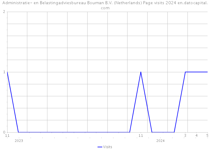 Administratie- en Belastingadviesbureau Bouman B.V. (Netherlands) Page visits 2024 