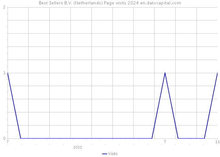 Best Sellers B.V. (Netherlands) Page visits 2024 