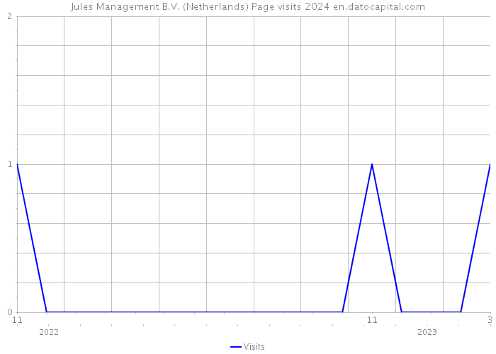 Jules Management B.V. (Netherlands) Page visits 2024 