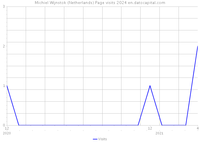 Michiel Wijnstok (Netherlands) Page visits 2024 