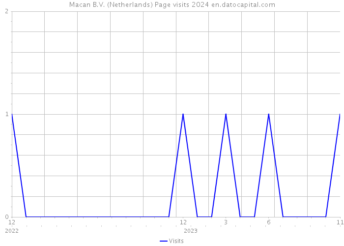 Macan B.V. (Netherlands) Page visits 2024 