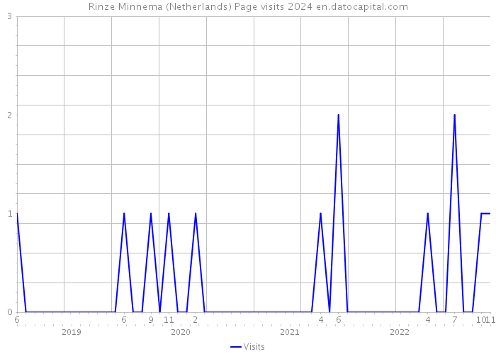 Rinze Minnema (Netherlands) Page visits 2024 