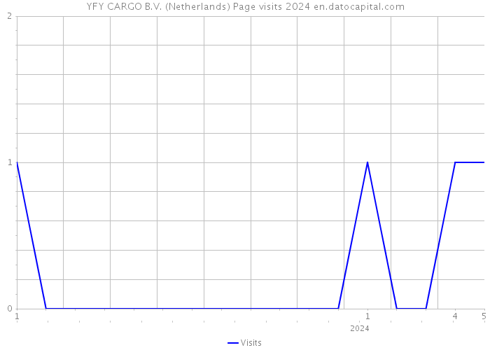 YFY CARGO B.V. (Netherlands) Page visits 2024 