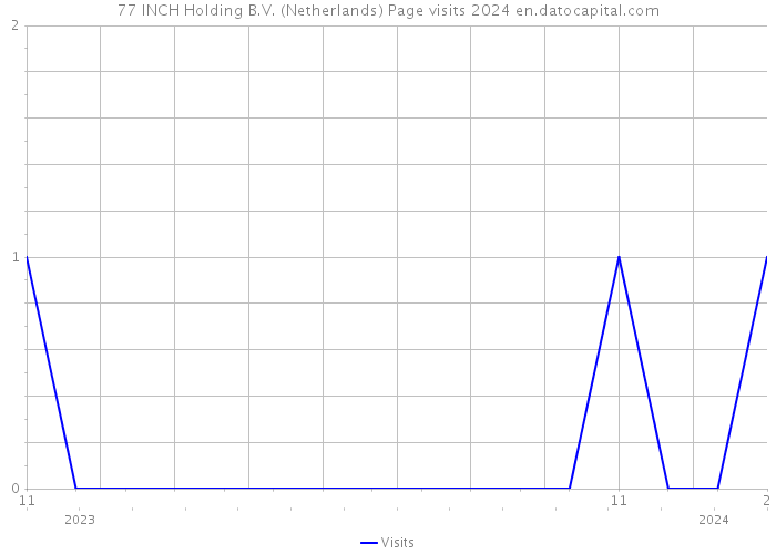 77 INCH Holding B.V. (Netherlands) Page visits 2024 