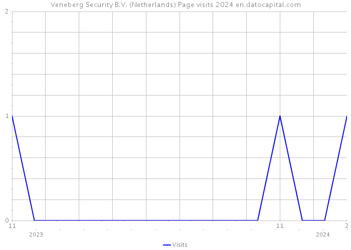 Veneberg Security B.V. (Netherlands) Page visits 2024 