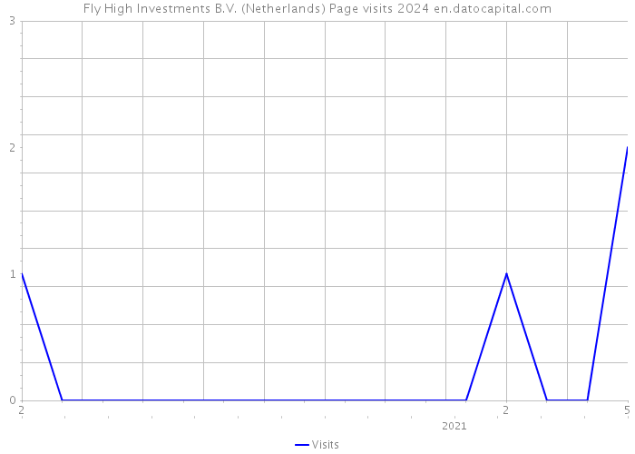 Fly High Investments B.V. (Netherlands) Page visits 2024 