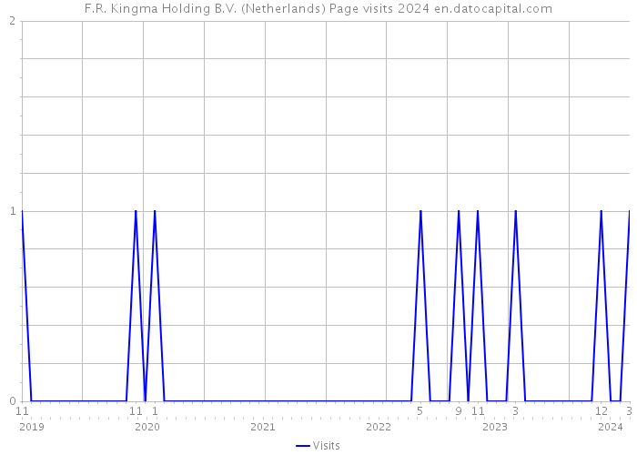 F.R. Kingma Holding B.V. (Netherlands) Page visits 2024 