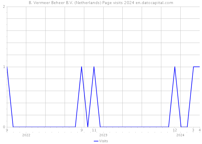 B. Vermeer Beheer B.V. (Netherlands) Page visits 2024 