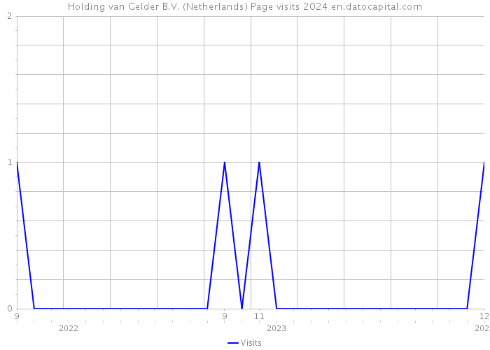 Holding van Gelder B.V. (Netherlands) Page visits 2024 