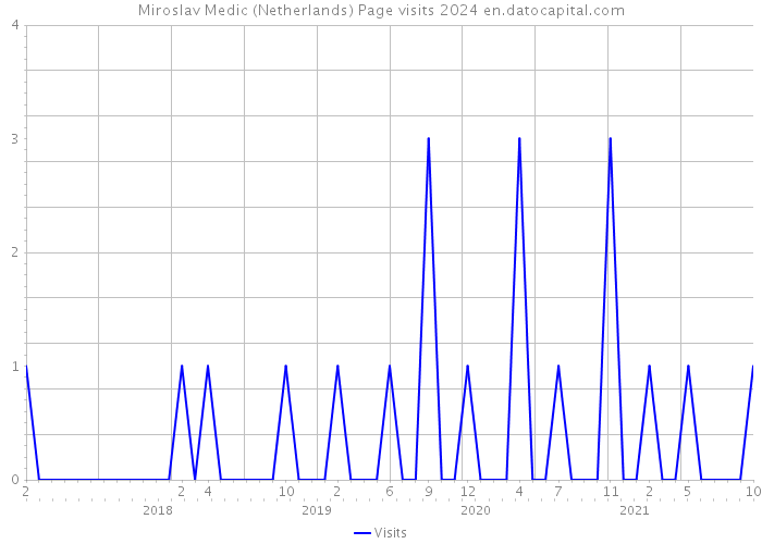 Miroslav Medic (Netherlands) Page visits 2024 