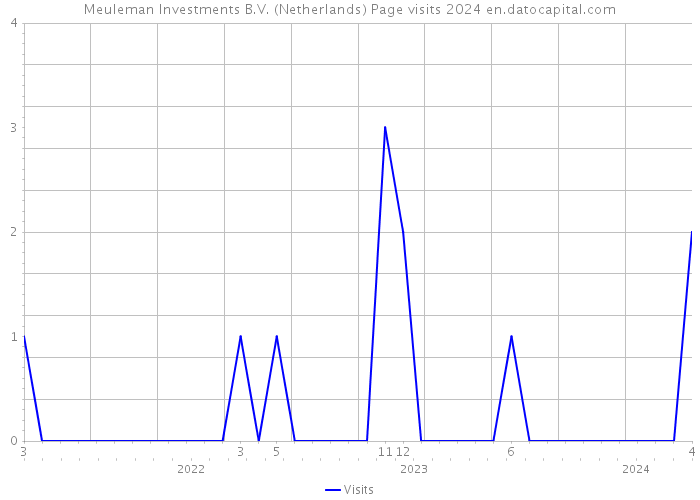 Meuleman Investments B.V. (Netherlands) Page visits 2024 