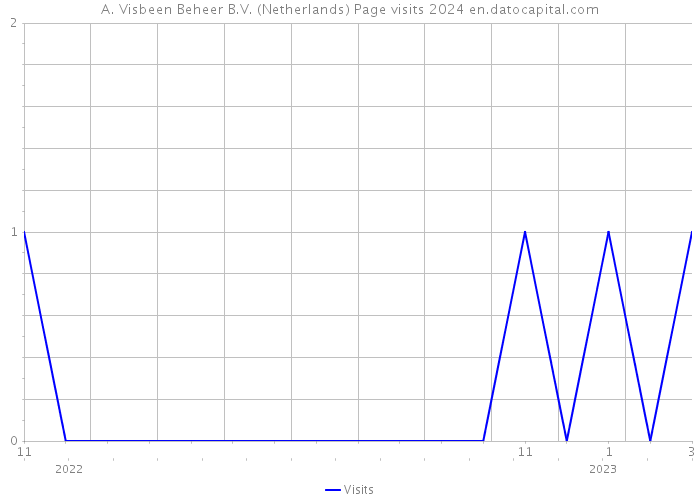 A. Visbeen Beheer B.V. (Netherlands) Page visits 2024 