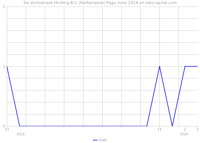 De Vechtstreek Holding B.V. (Netherlands) Page visits 2024 