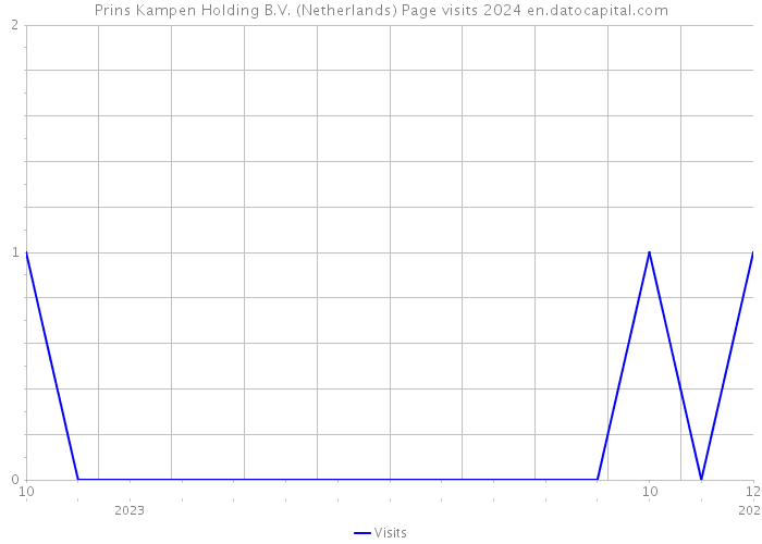 Prins Kampen Holding B.V. (Netherlands) Page visits 2024 