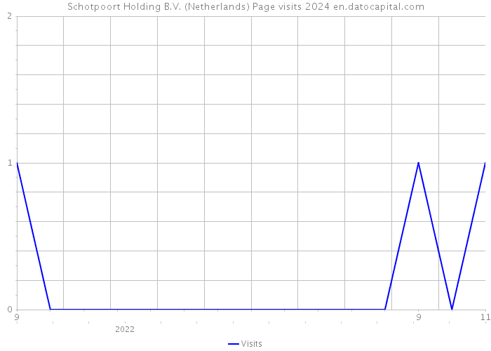Schotpoort Holding B.V. (Netherlands) Page visits 2024 