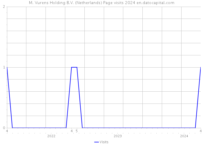 M. Vurens Holding B.V. (Netherlands) Page visits 2024 