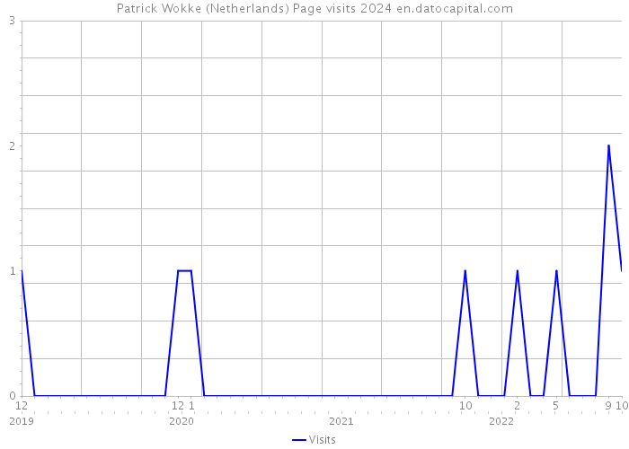 Patrick Wokke (Netherlands) Page visits 2024 
