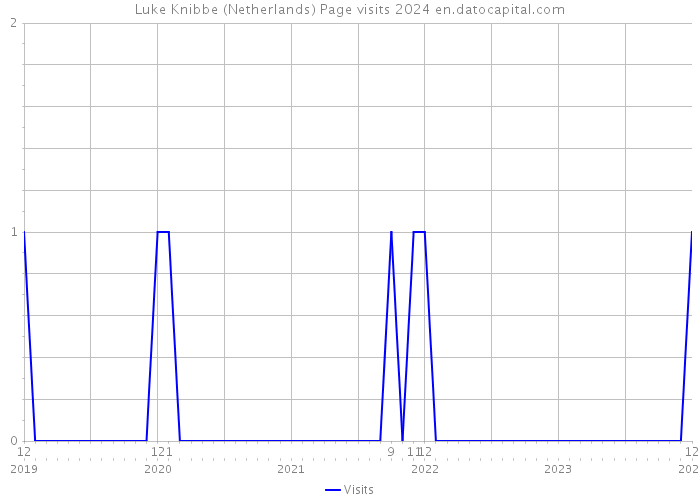 Luke Knibbe (Netherlands) Page visits 2024 