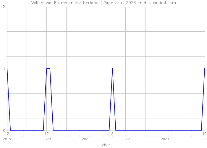 Willem van Brummen (Netherlands) Page visits 2024 