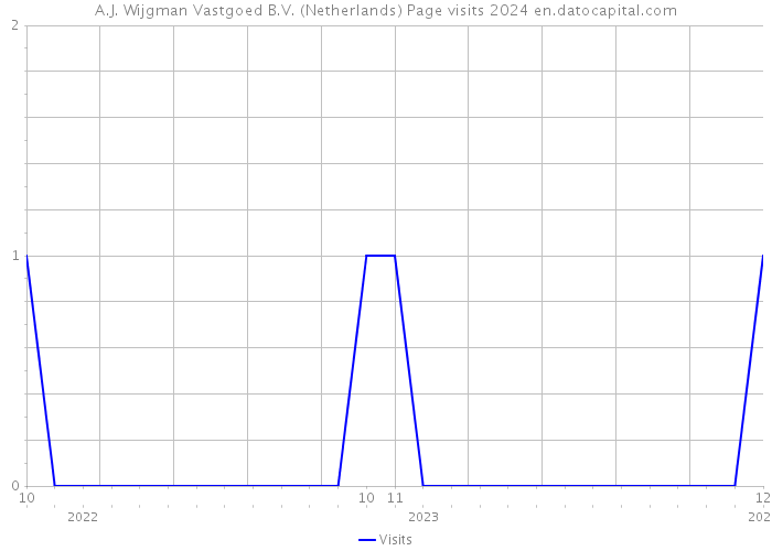 A.J. Wijgman Vastgoed B.V. (Netherlands) Page visits 2024 
